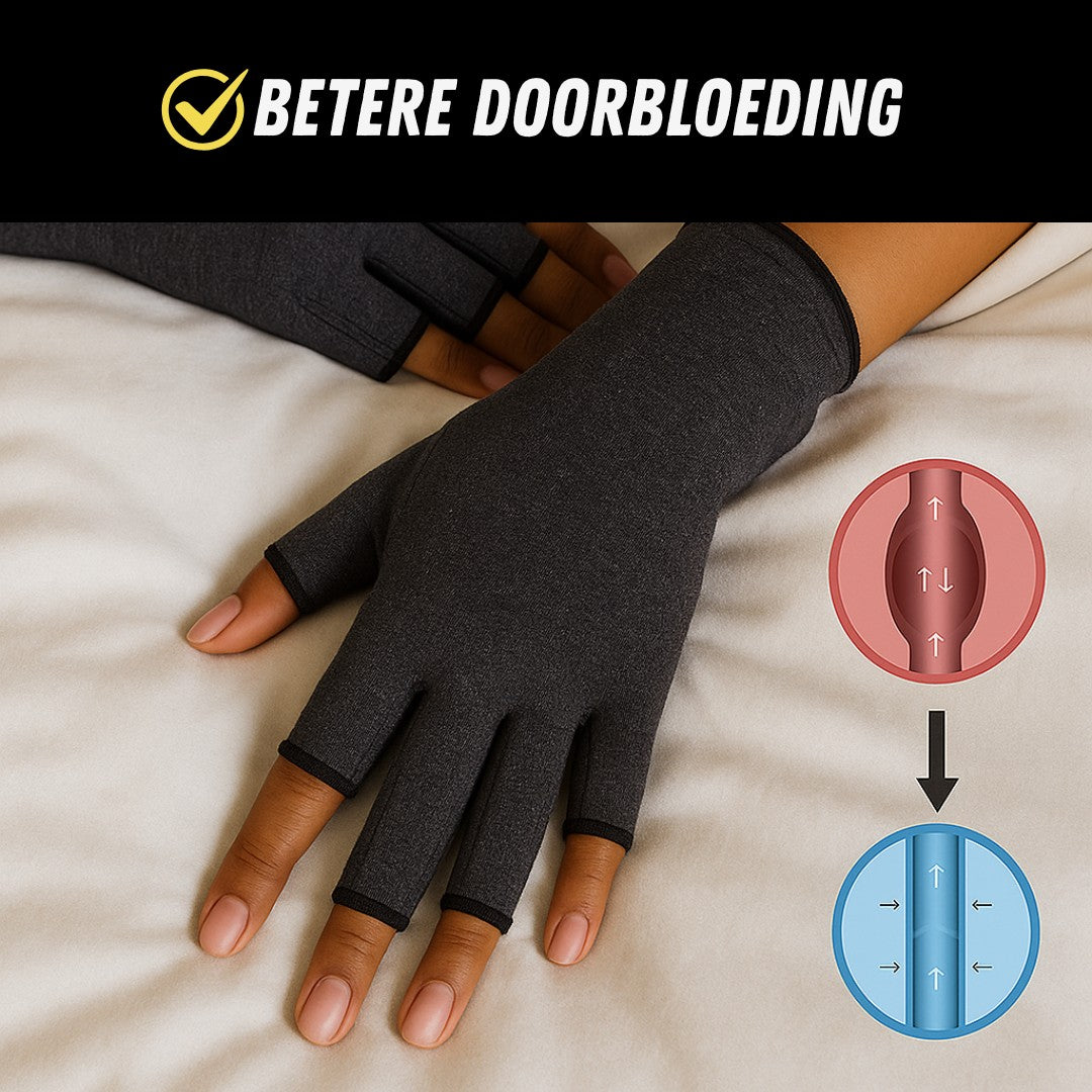 SmartCare™ Compressie Handschoenen, Reuma Handschoenen, Doorbloeding