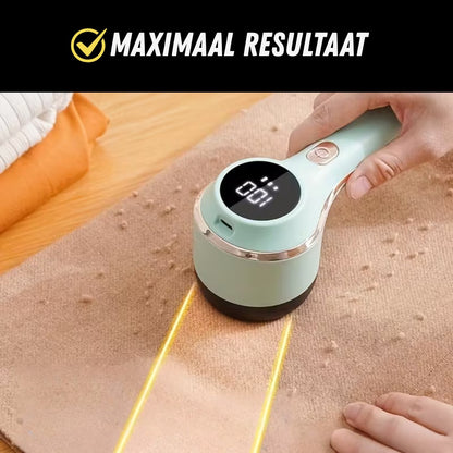 SmartClean™ Pluizenverwijderaar, Elektrische Pluizentondeuse, Resultaat