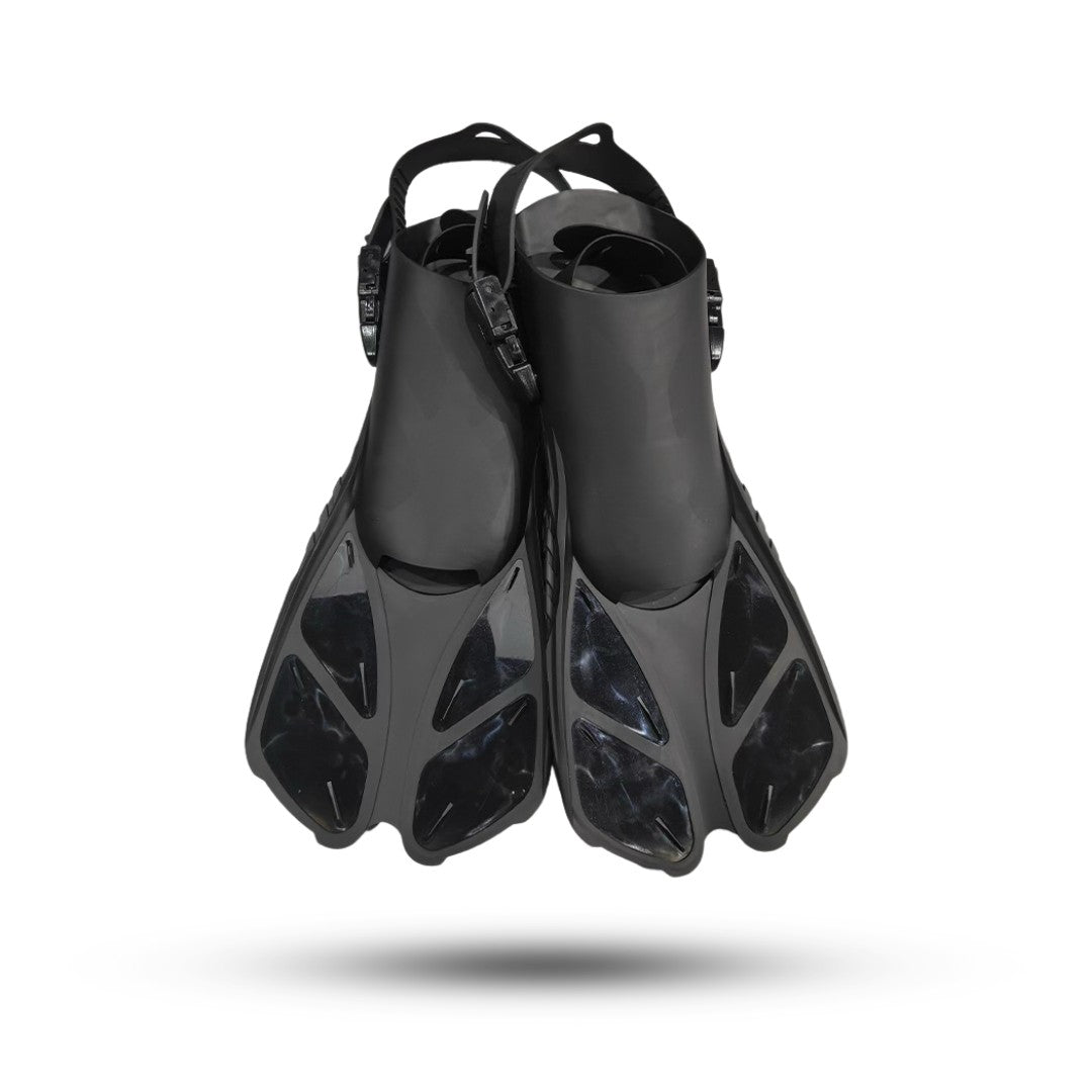 SmartDive™ Flippers, Premium Zwemvliezen, Midnight Black