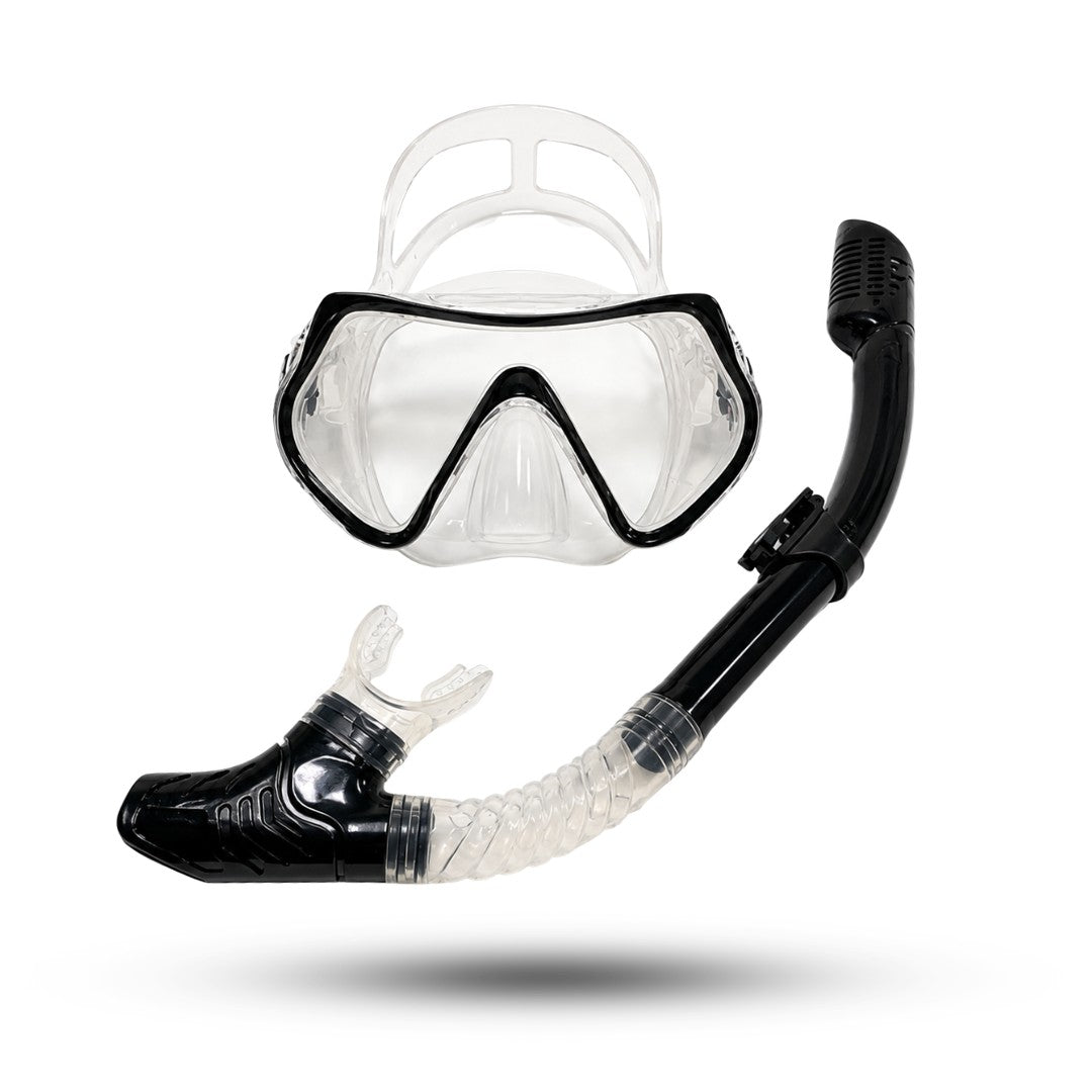 SmartDive™ Snorkelset, Premium Duikbril met Snorkel, Pure Transparant