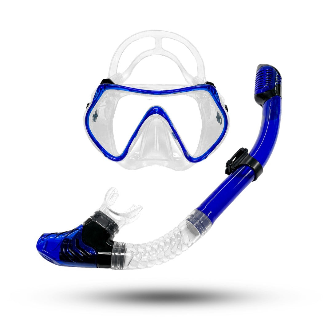 SmartDive™ Snorkelset, Premium Duikbril met Snorkel, Royal Blue
