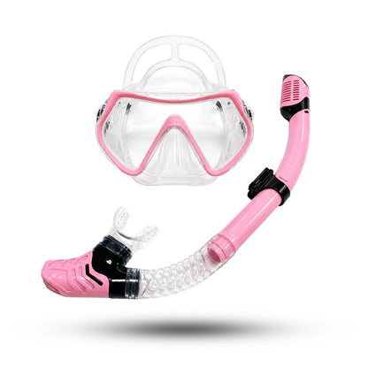 SmartDive™ Snorkelset, Premium Duikbril met Snorkel, Soft Pink
