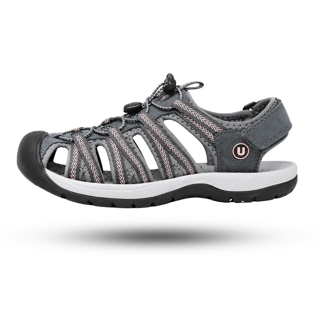 SmartHike Dames Sandalen, Ergonomische Sandalen, Rose Grey