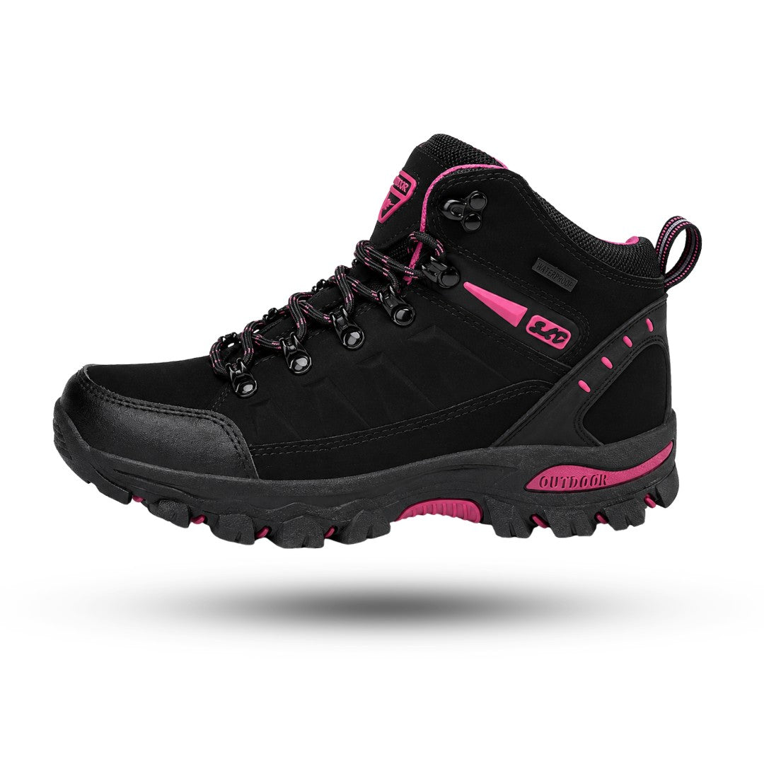SmartHike Wandelschoenen Dames, Hoge Bergschoenen, Rock Black
