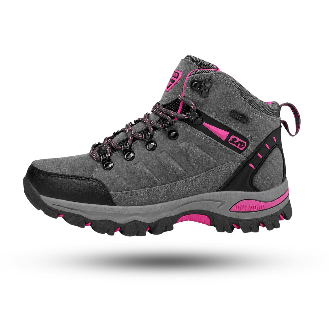 SmartHike Wandelschoenen Dames, Hoge Bergschoenen, Stone Grey