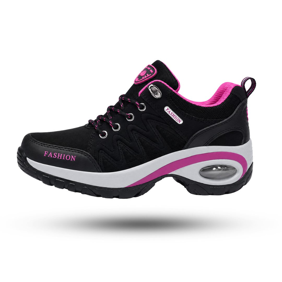 SmartHike™ Wandelschoenen Dames, Lage Bergschoenen, Rock Black