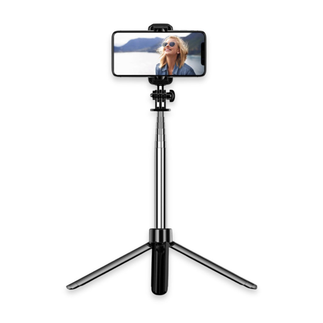 SmartPose Selfie Stick Tripod, Premium Telefoon Statief, Voorkant
