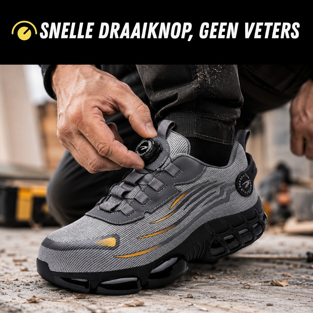 SmartProtect™ Werkschoenen, Ergonomische Veiligheidsschoenen, Draaiknop