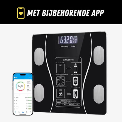 SmartScale Weegschaal, Slimme, Personenweegschaal, App