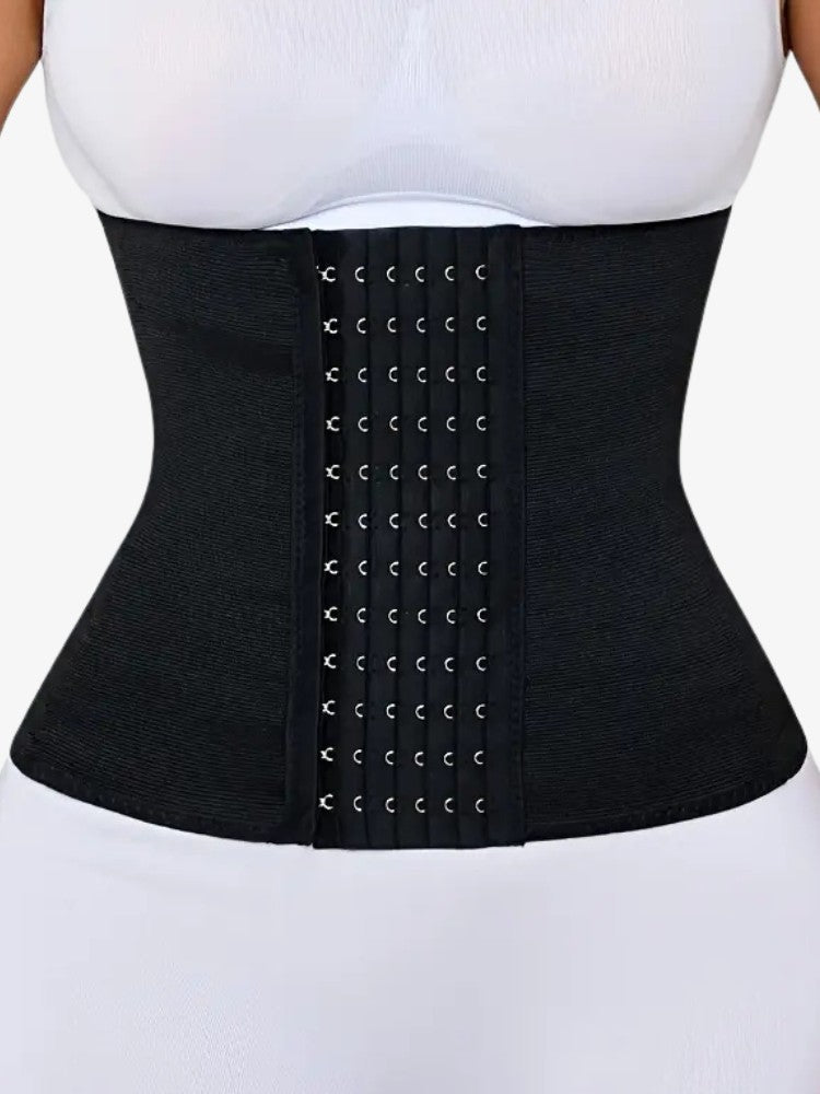 SmartShape™ Corset Premium, Hyperstretch Waist Trainer, Midnight Black
