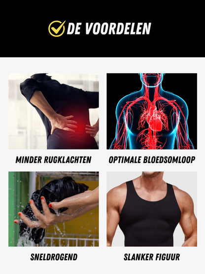 SmartShape Hemd Heren, Corrigerend Sporthemd, Voordelen