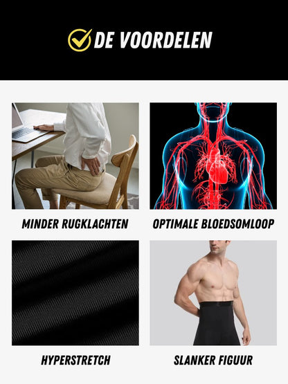 SmartShape Short Heren, Corrigerende Korte Broek, Voordelen