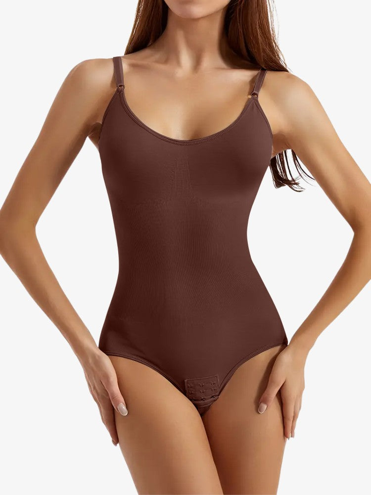 SmartShape Bodysuit, Premium Corrigerende Body, Mocha Brown