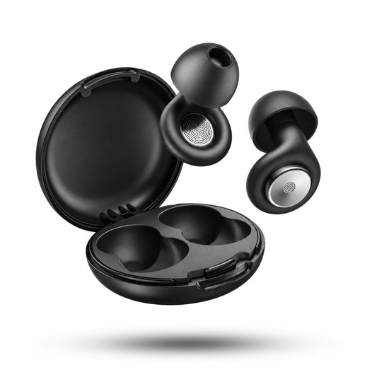 SmartSleep Slaapoordoppen, Oordopjes voor Slapen en Focus, Infinite Black