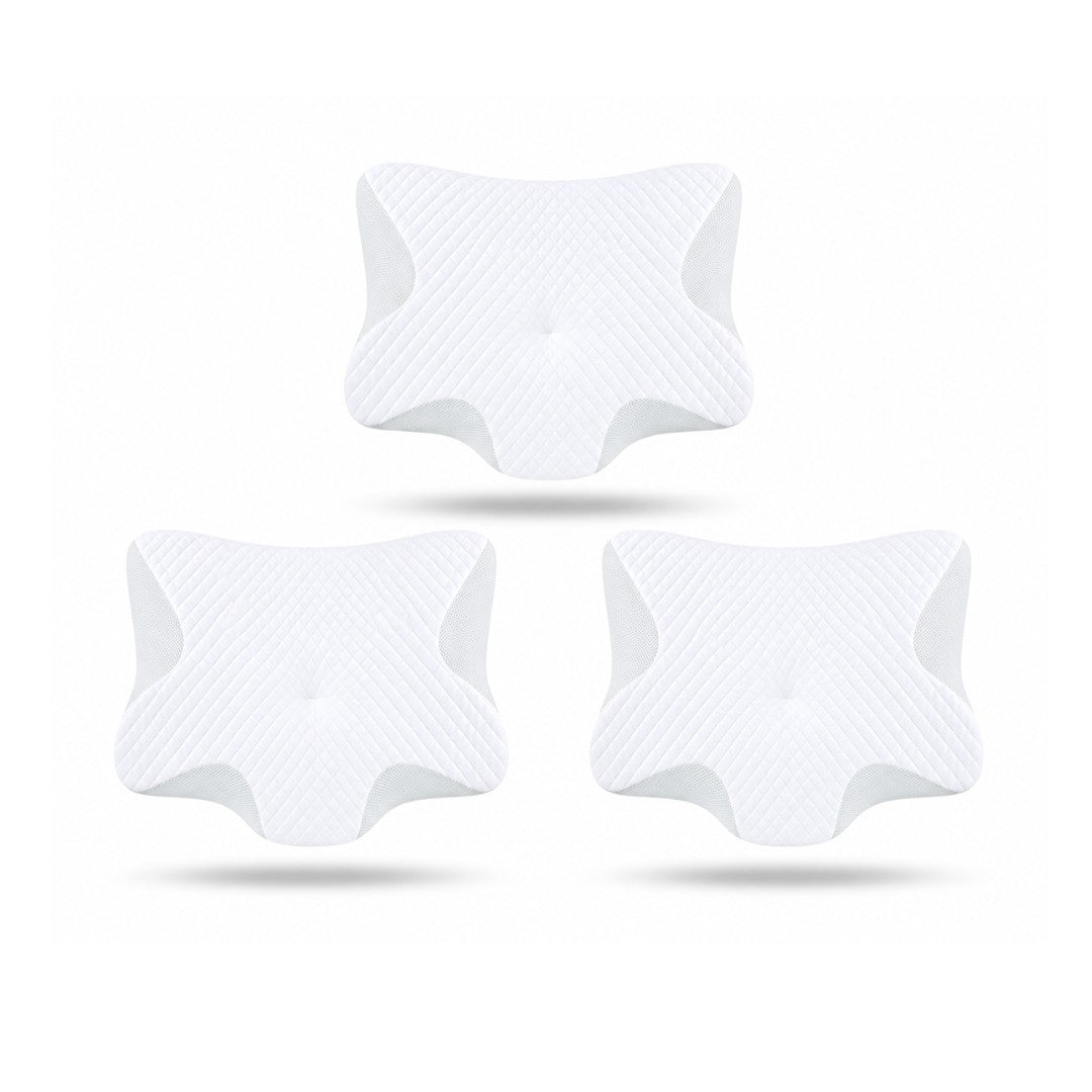 SmartSleep Kussenhoes Bundel, 3 Stuks, Cloud White