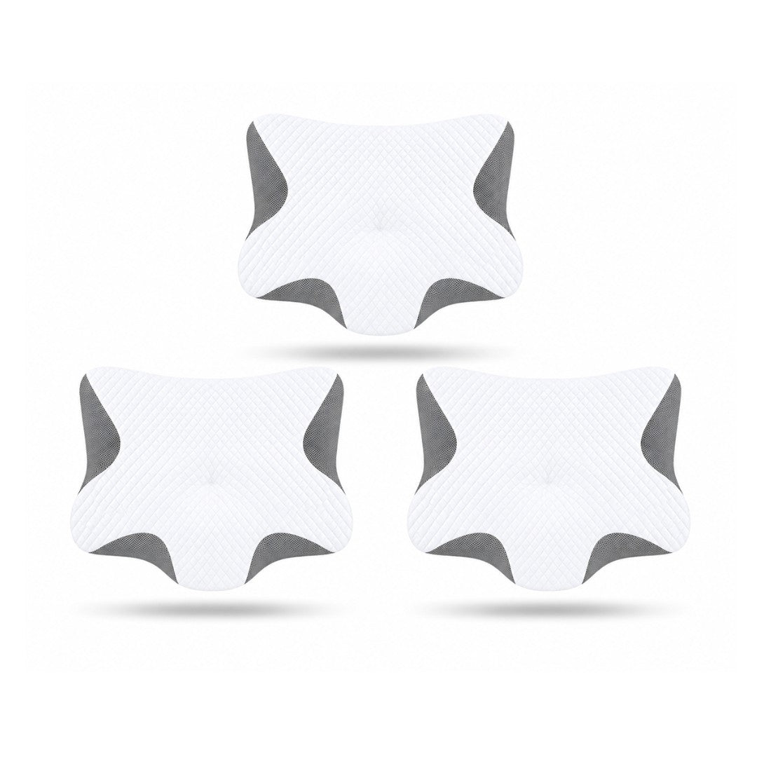 SmartSleep Kussenhoes Bundel, 3 Stuks, Dream Grey