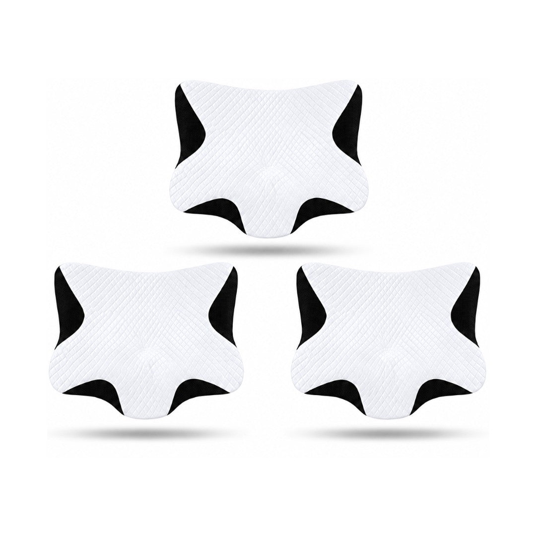 SmartSleep Kussenhoes Bundel, 3 Stuks, Midnight Black
