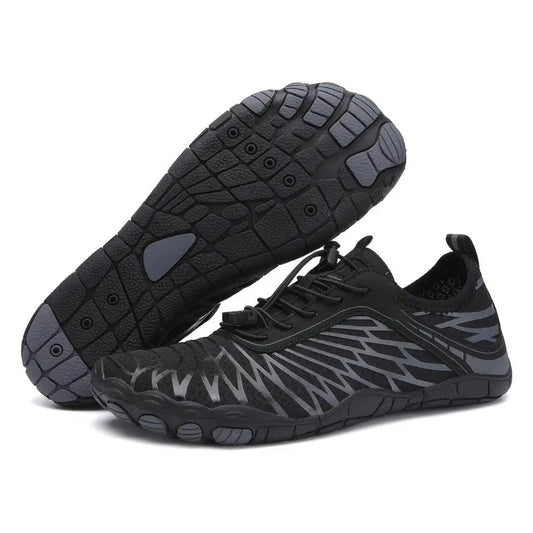 SmartStep™ Barefoot Sportschoenen, Blote Voeten Schoenen, Midnight Black