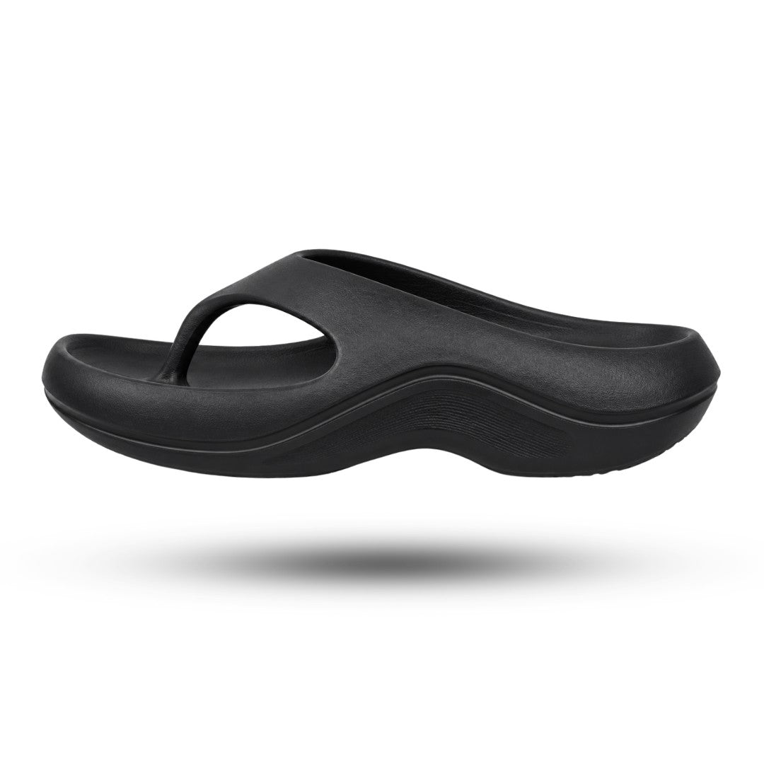 SmartStep Orthopedische Sandalen, Dames Badslippers, Midnight Black