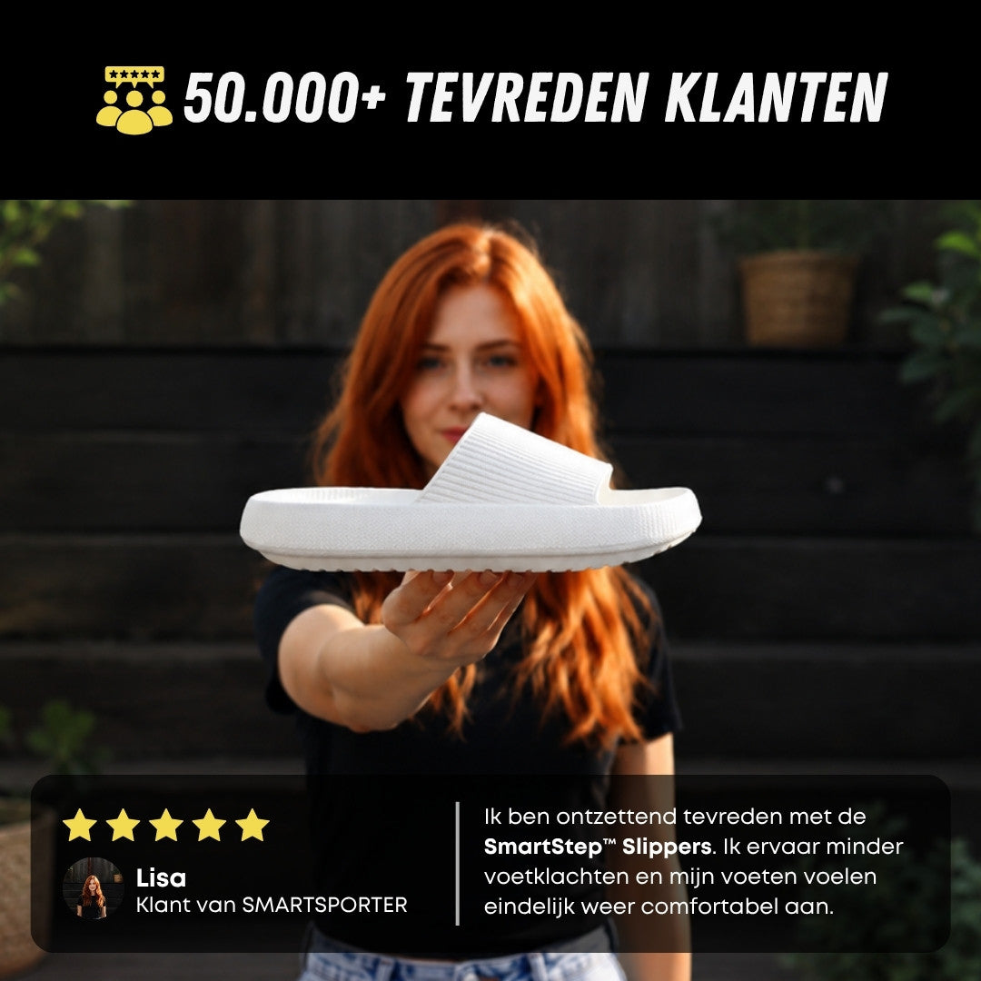 SmartStep Orthopedische Slippers, Premium Badslippers, Tevreden Klanten