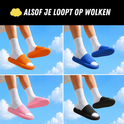 SmartStep Orthopedische Slippers, Premium Badslippers, Wolken