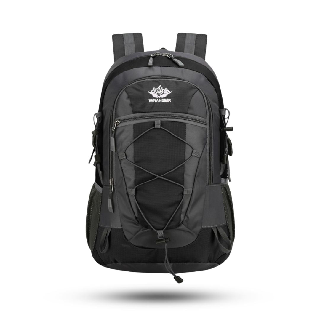 SmartSurvive™ Backpack, Waterbestendige Outdoor Rugzak, Shadow Black