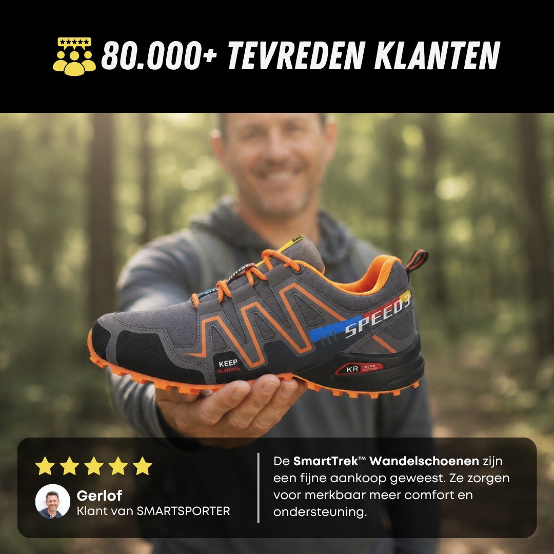 SmartTrek™ Wandelschoenen Laag, Ergonomische Schoenen, Tevreden Klanten