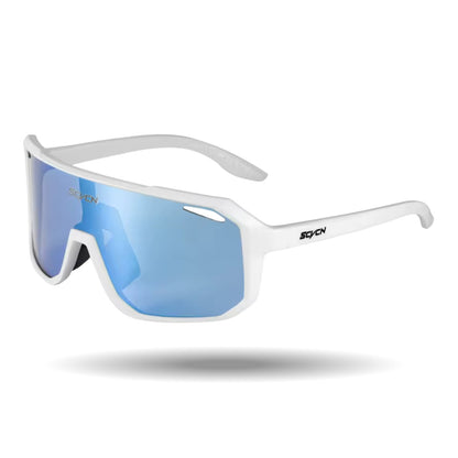 SmartVision Fietsbril, Gepolariseerde Sportbril, Crystal White