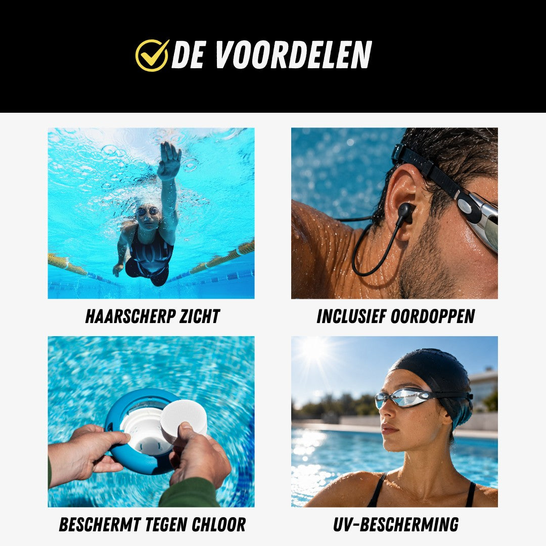 SmartVision™ Zwembril, Anti-Fog Zwembril, Voordelen