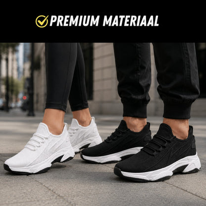 Sneakers met Hakverhoging, Ergonomische Schoenen, Materiaal