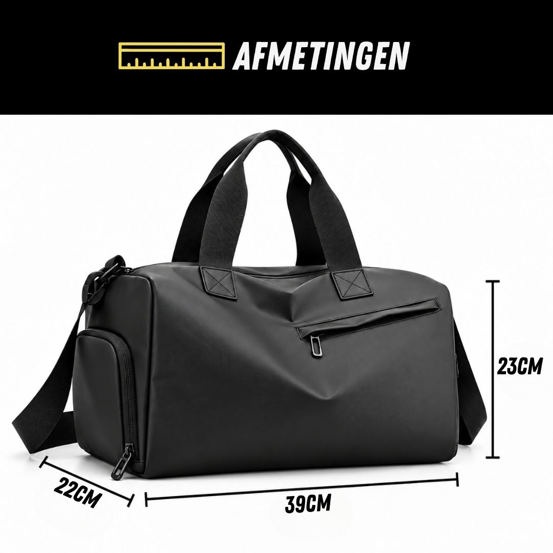 Sporttas met Schoenenvak, Waterdichte Sporttas, Afmetingen