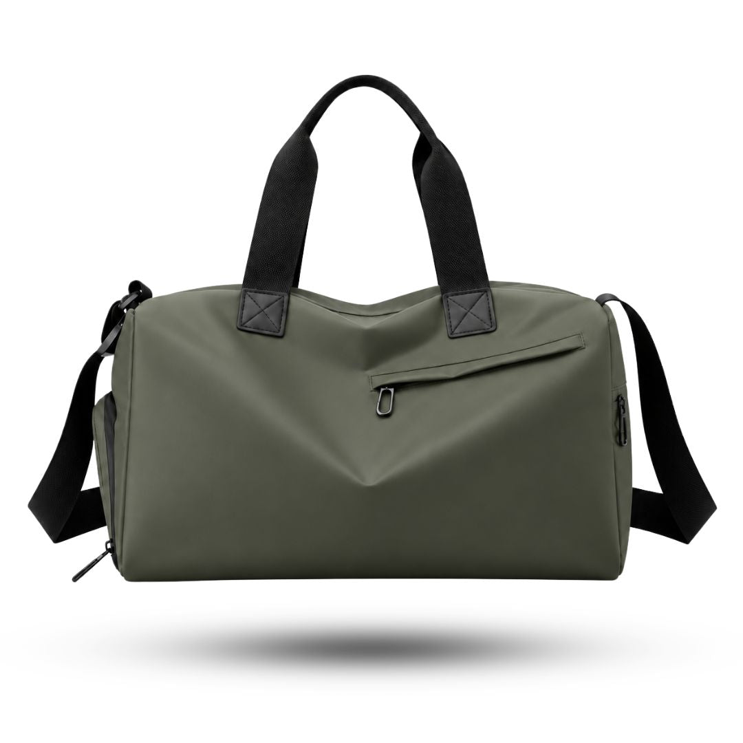 Sporttas met Schoenenvak, Waterdichte Sporttas, Army Green
