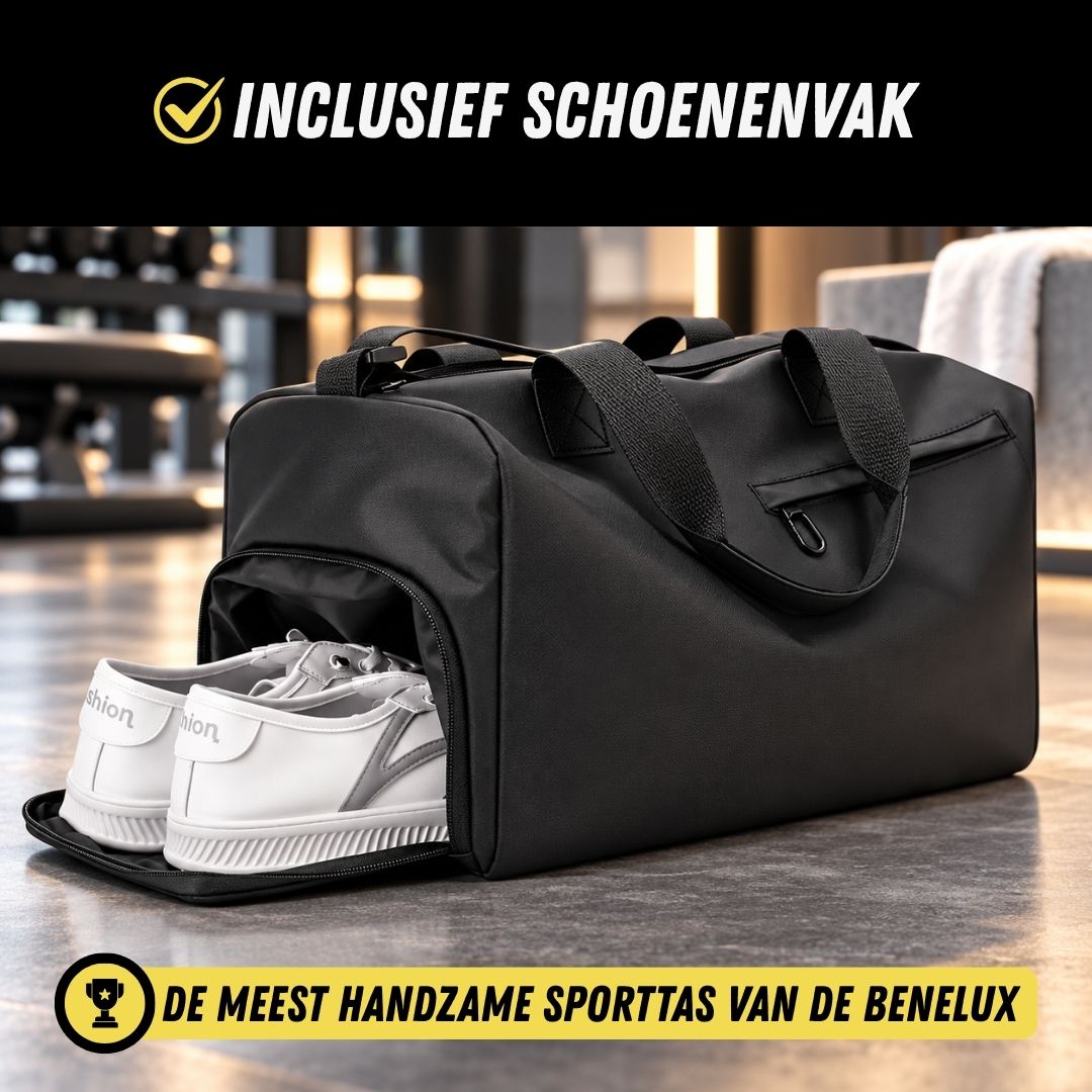 Sporttas met Schoenenvak, Waterdichte Sporttas, Schoenenvak