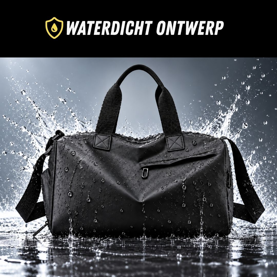 Sporttas met Schoenenvak, Waterdichte Sporttas, Waterdicht ontwerp
