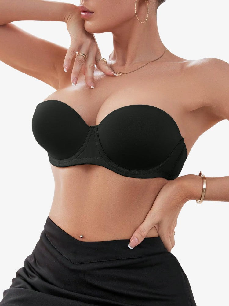 Strapless Push-up BH, Onzichtbare Half Cup BH, Detail 1