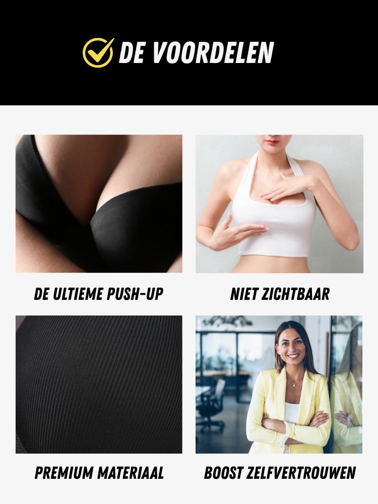 Strapless Push-up BH, Onzichtbare Half Cup BH, Voordelen