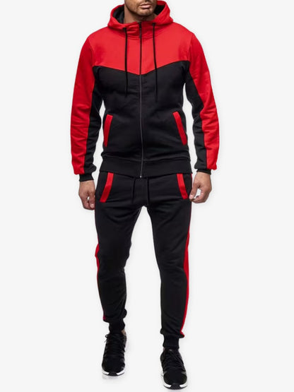 Trainingspak Premium, Heren All-Season Joggingpak, Fire Red
