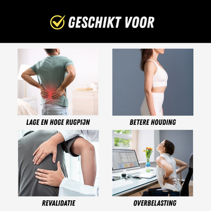 Verstelbare Rugbrace, Rughouding Ondersteuner, Geschikt voor