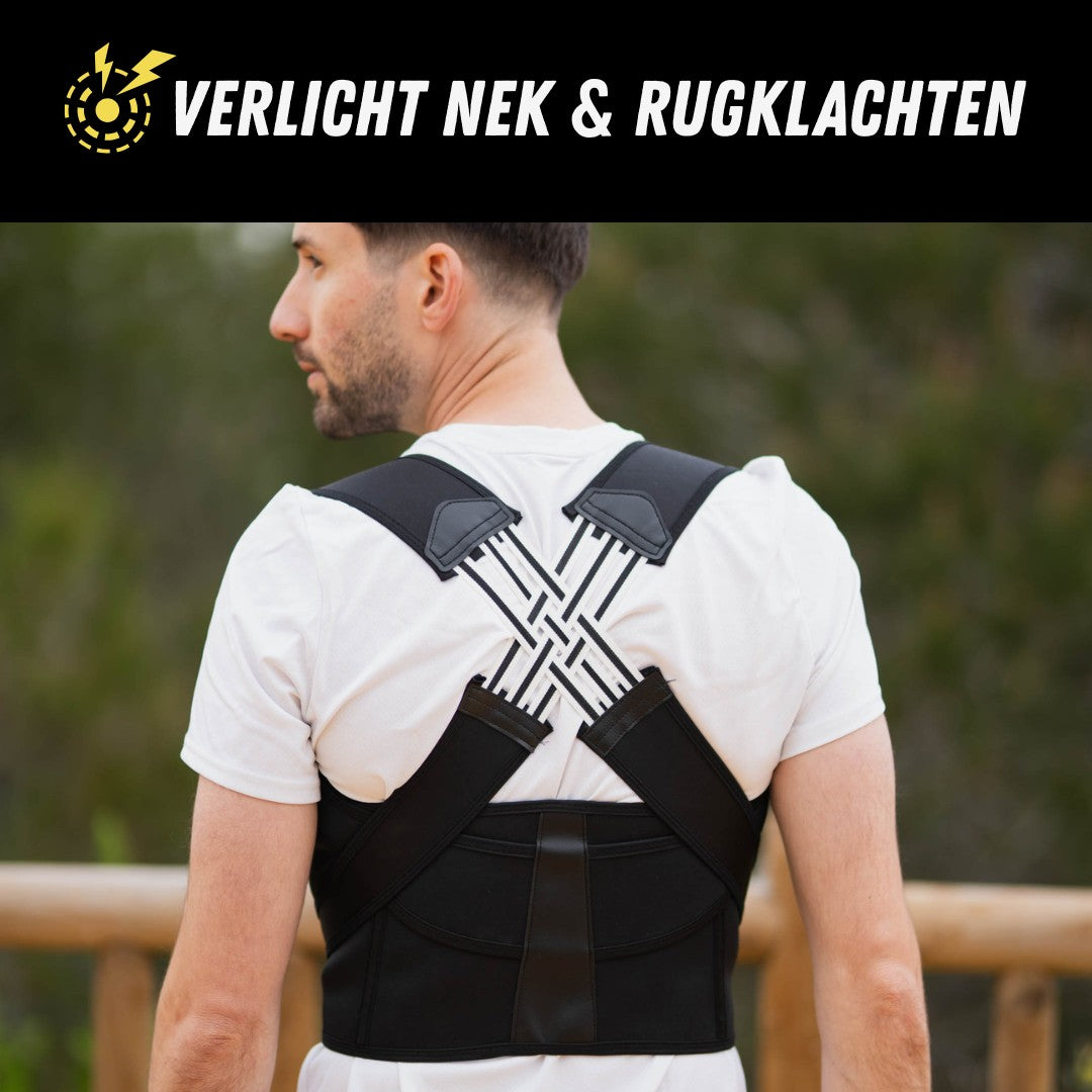 Verstelbare Rugbrace, Rughouding Ondersteuner, Nek en Rug