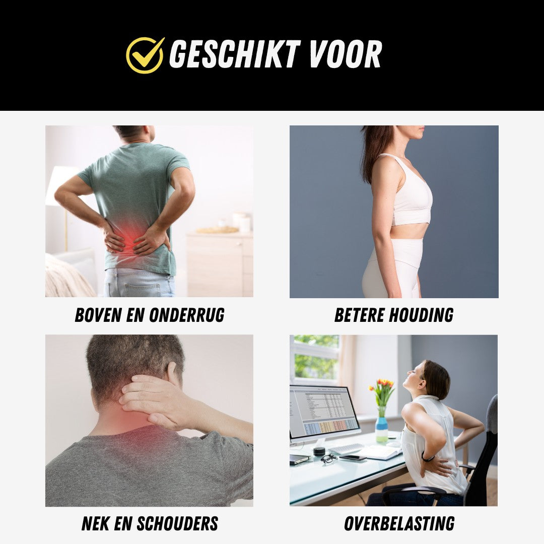 Verstelbare Rugbrace, Rughouding Ondersteuner, Ondersteunend voor