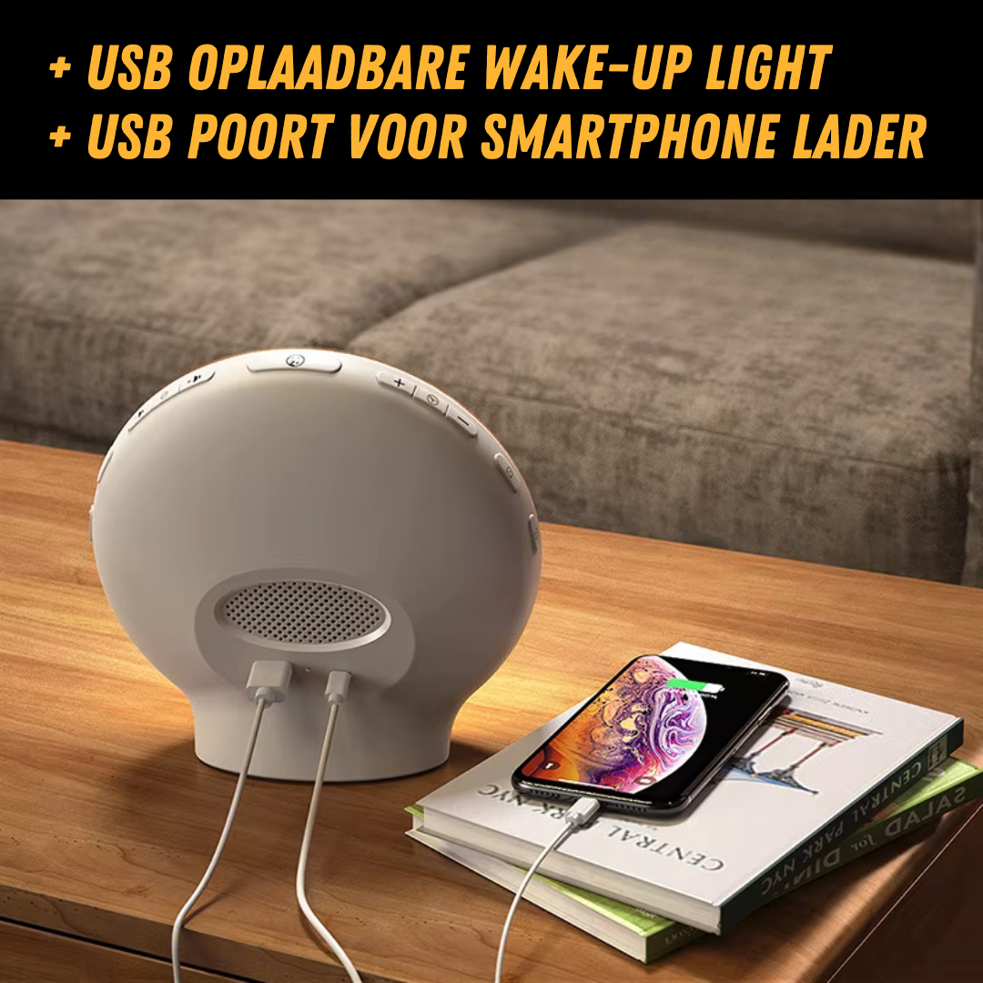 Wake-up Light, Natuurlijke Wekkerradio, opladen