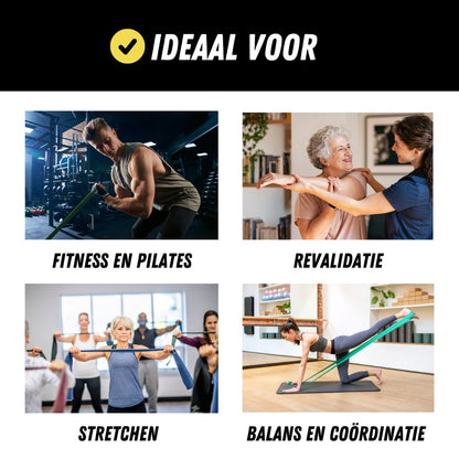 Weerstandsbanden, Fitness Elastieken Set, Ideaal voor