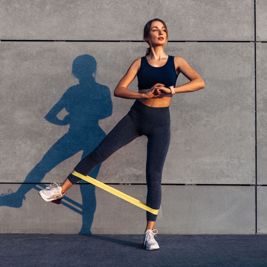 Weerstandsbanden, Fitness Elastieken Set, Vrouw 2