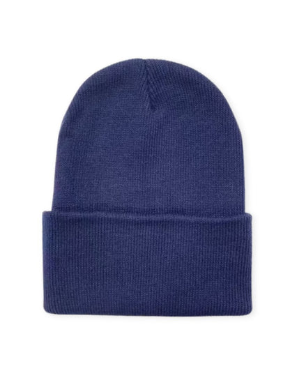 Wintermuts Comfort, Gebreide Muts voor Dames en Heren, Navy Blue